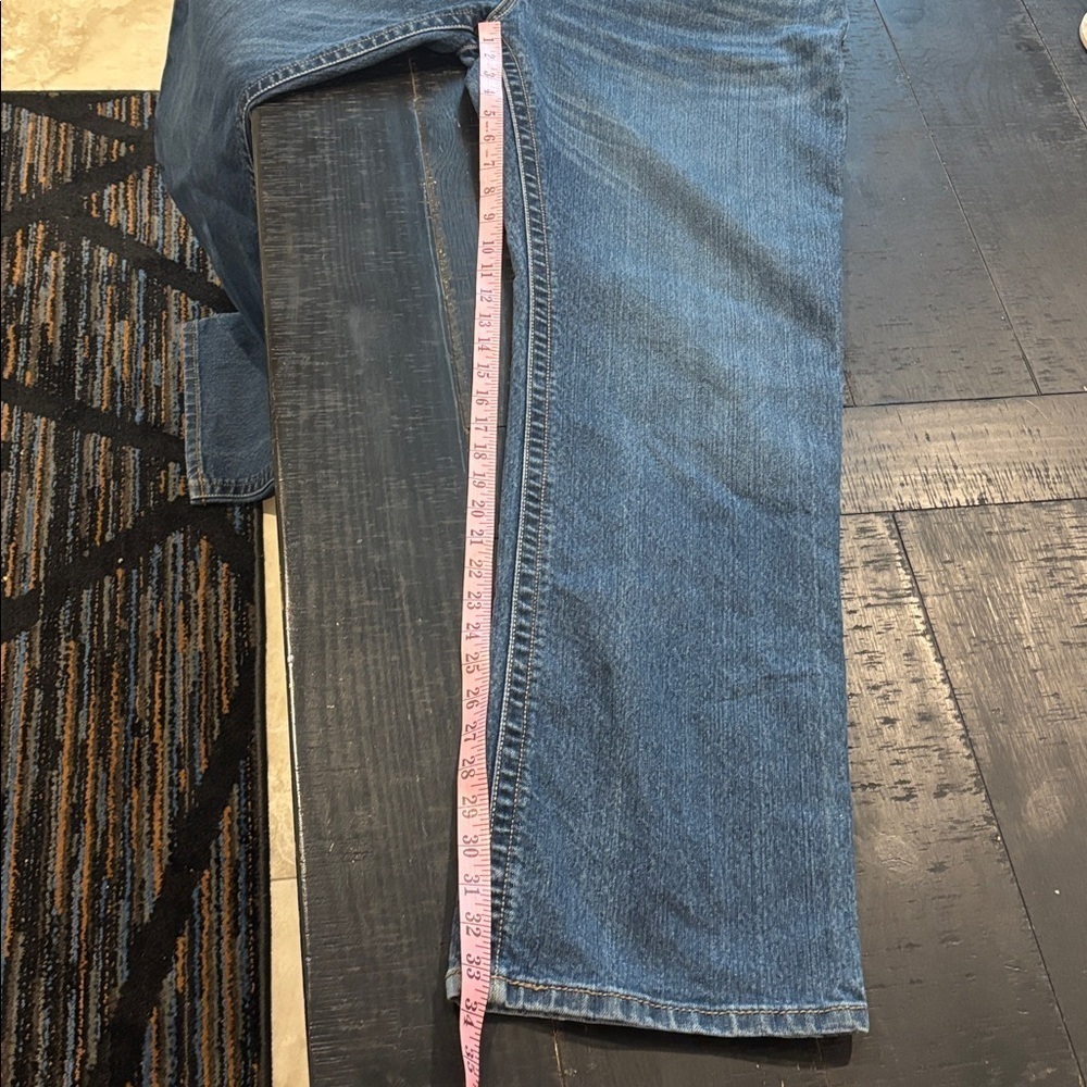 ARIAT REBAR M5 DURASTRETCH EDGE MEDIUM WASH STACKABLE STRAIGHT LEG WORK JEAN - Picture 11 of 16